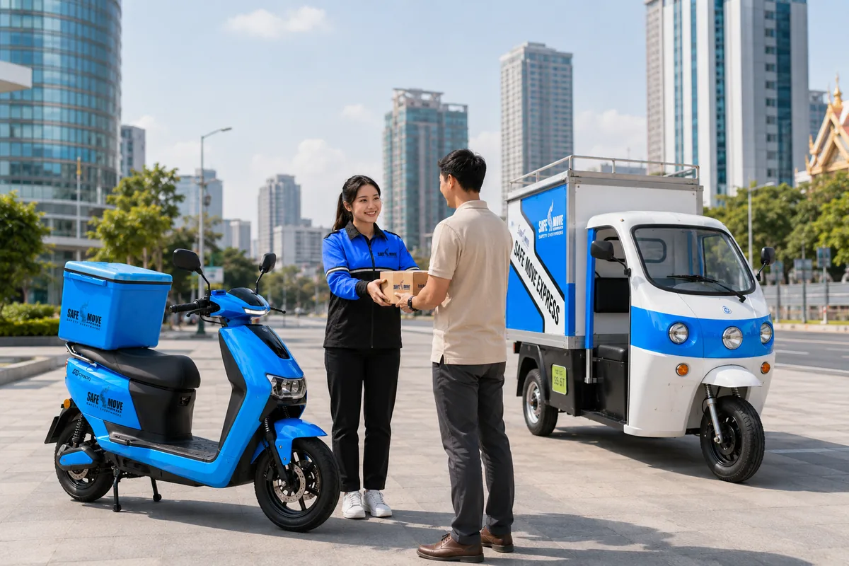 SAFEMOVE EXPRESS doorstep delivery material